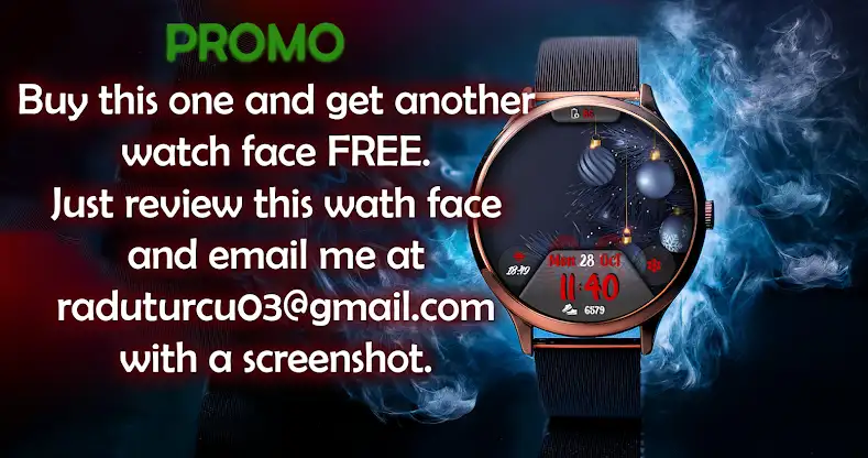 Christmas Holidays Watch Face screenshot 8