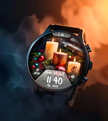 Christmas Holidays Watch Face screenshot 5