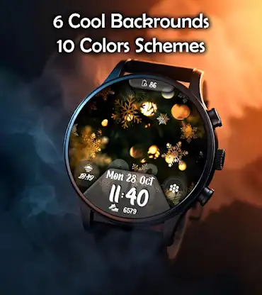 Christmas Holidays Watch Face screenshot 7
