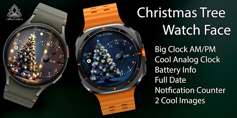 Christmas Tree Watch Face screenshot 1