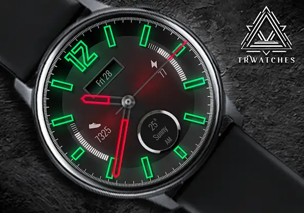 Color Classic Neon Watch Face screenshot 2