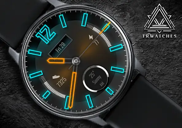 Color Classic Neon Watch Face screenshot 4