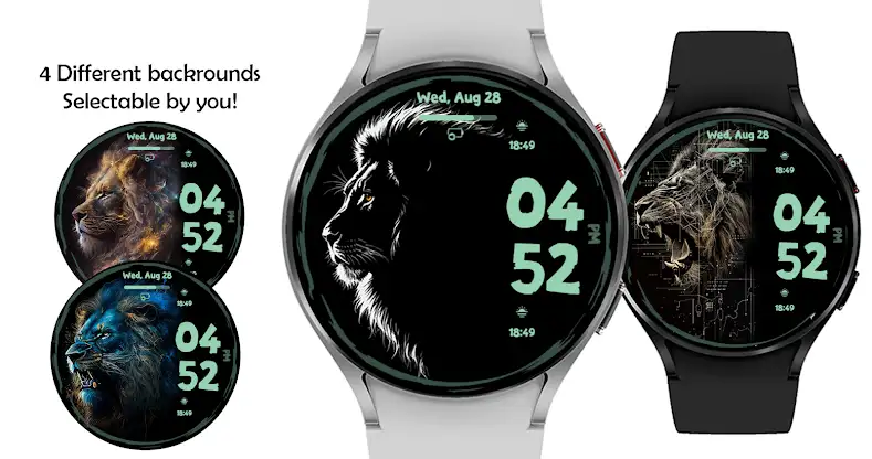 Dark Led Watch Face screenshot 2
