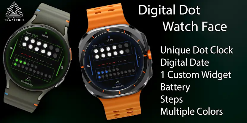 Digital Dot Watch Face screenshot 1