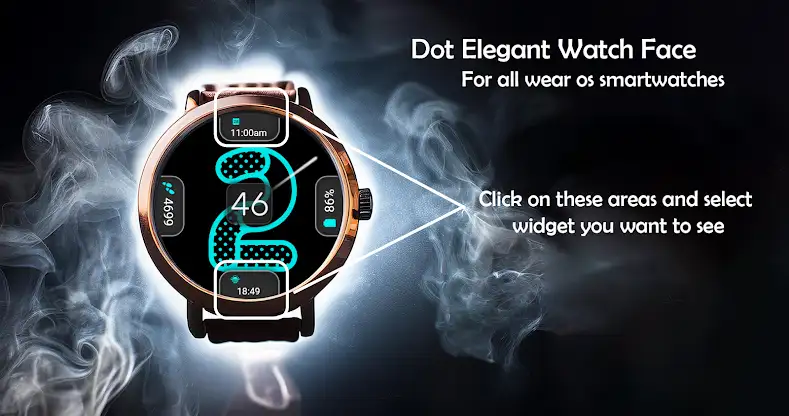 Dot Elegant Watch Face screenshot 2
