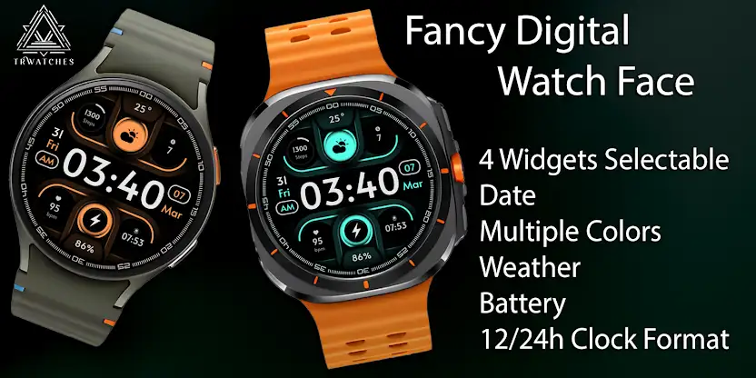 Fancy Digital Watch Face screenshot 1