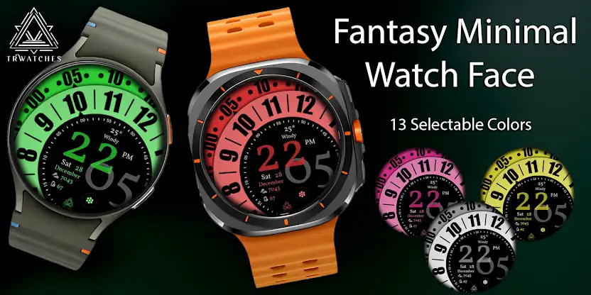 Fantasy Minimal Watch Face screenshot 2