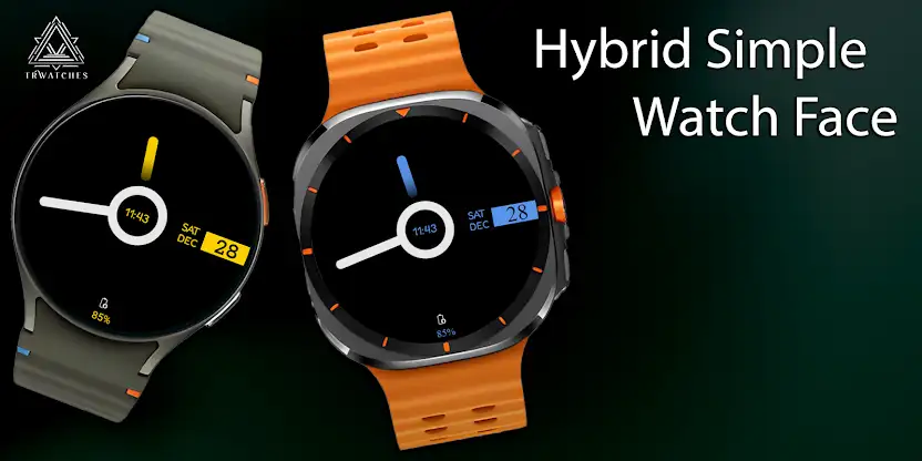 Hybrid Simple Watch Face screenshot 2