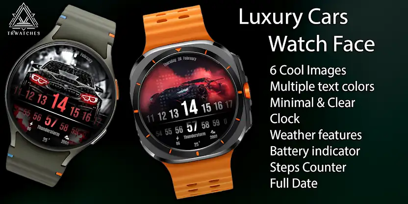 Luxury Cars Watch Face screenshot 1