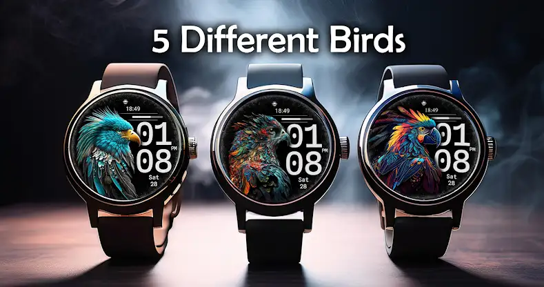 Magical Bird Watch Face screenshot 2