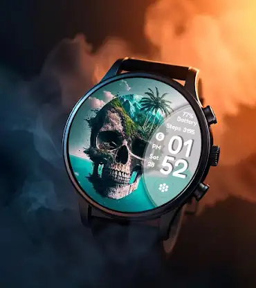 Magic Skull Watch Face screenshot 4