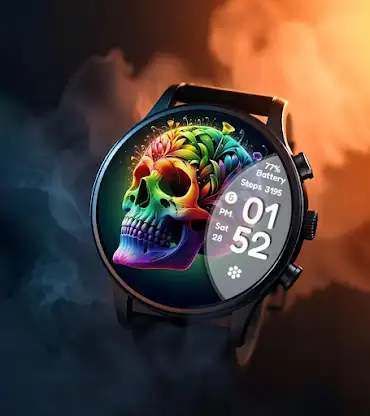 Magic Skull Watch Face screenshot 5