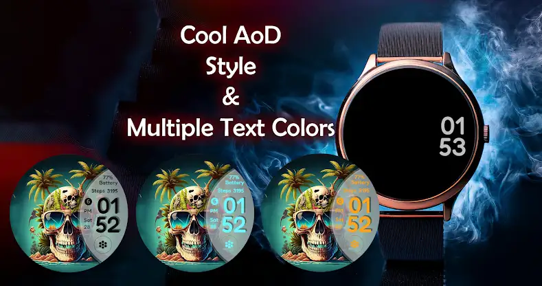 Magic Skull Watch Face screenshot 6