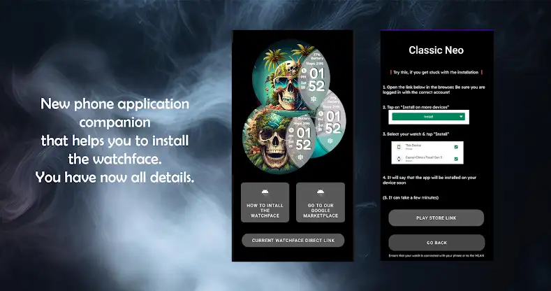 Magic Skull Watch Face screenshot 7
