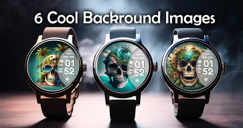 Magic Skull Watch Face screenshot 2
