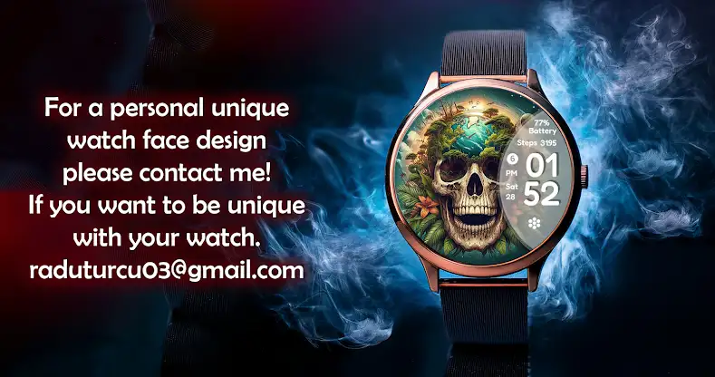 Magic Skull Watch Face screenshot 8