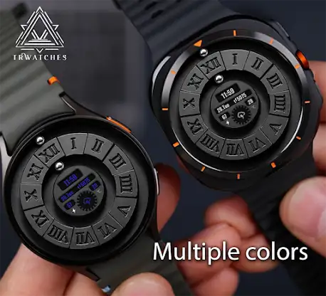 Magnetic Black Watch Face screenshot 4