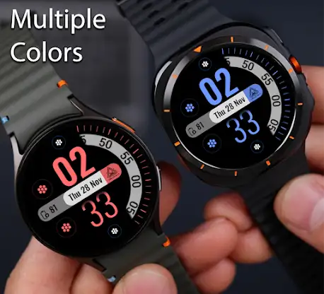 Modern Digital Watch Face screenshot 3