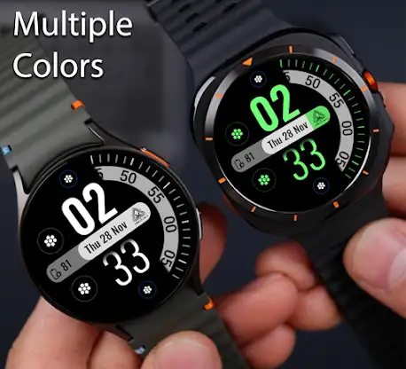 Modern Digital Watch Face screenshot 4