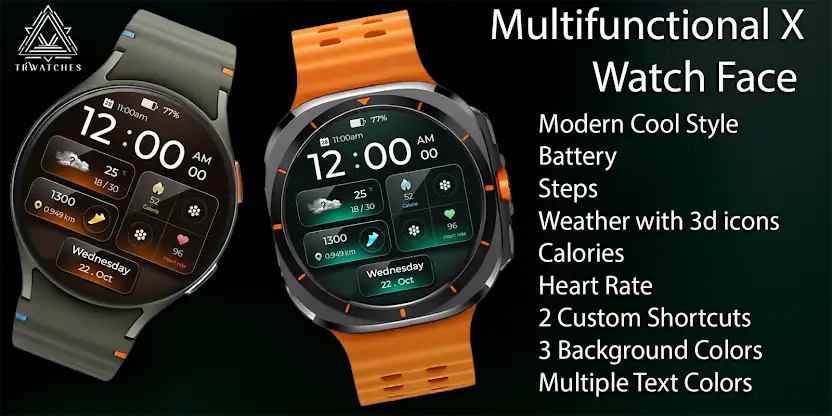 Multifunctional X Watch Face screenshot 1