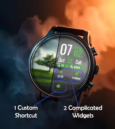 Nature Dream Watch Face screenshot 2