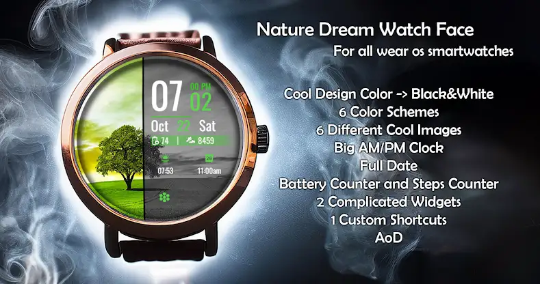Nature Dream Watch Face screenshot 1