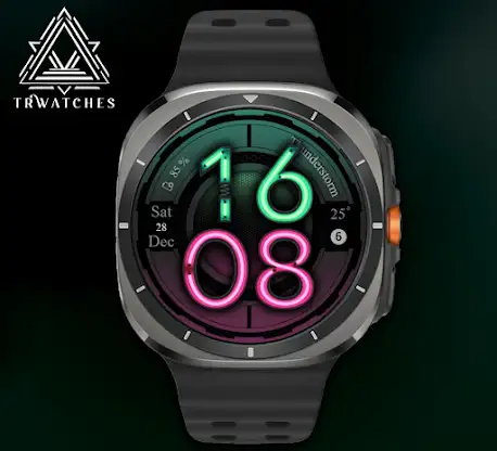 Neon Watch Face screenshot 3