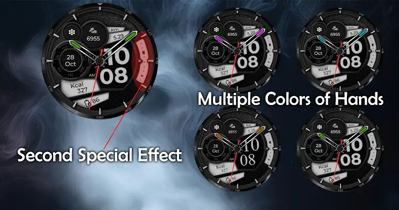 Realistic Fashion Watch Face screenshot 7