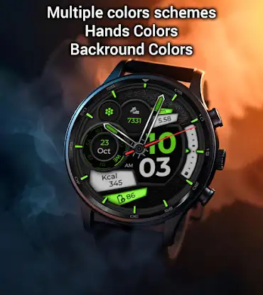 Realistic Fashion Watch Face screenshot 3