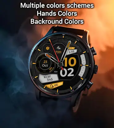 Realistic Fashion Watch Face screenshot 2