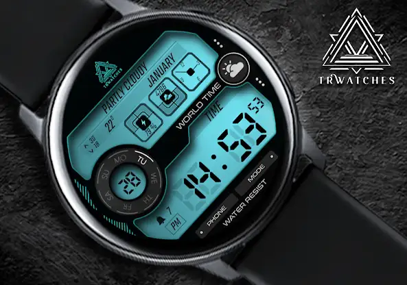 Retro Digital Watch Face screenshot 7