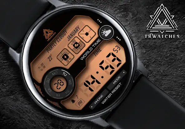 Retro Digital Watch Face screenshot 3