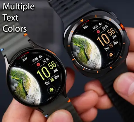 Space Earth Watch Face screenshot 4
