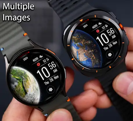 Space Earth Watch Face screenshot 2
