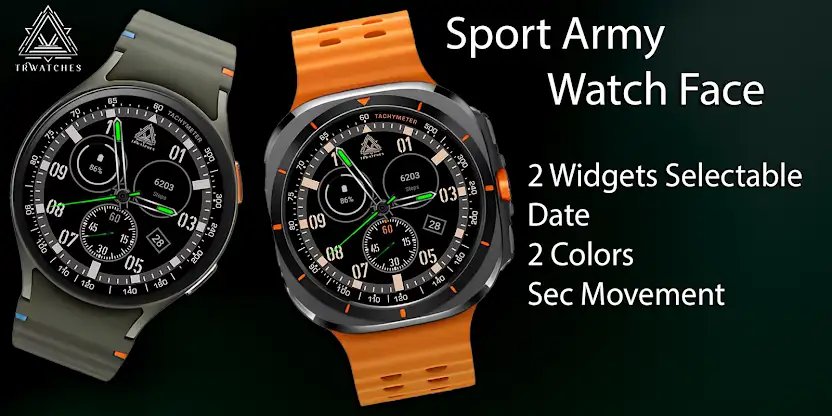 Sport Army Watch Face screenshot 1