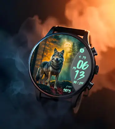 Wolf Story Watch Face screenshot 8
