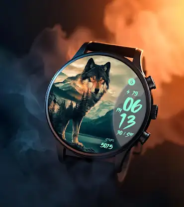 Wolf Story Watch Face screenshot 7
