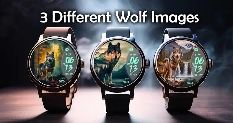 Wolf Story Watch Face screenshot 2