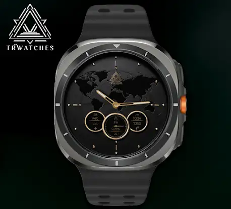 World Map Classic Watch Face screenshot 6