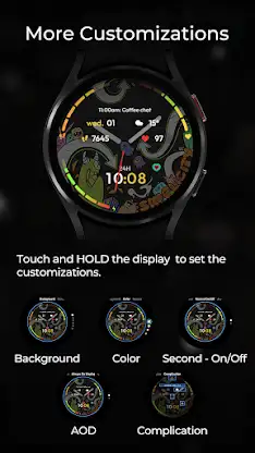 TVV Analog Art Watch Face screenshot 5