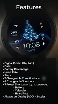 TVV Christmas 2 Watch Face screenshot 3