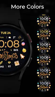 TVV Christmas 5 Watch Face screenshot 2