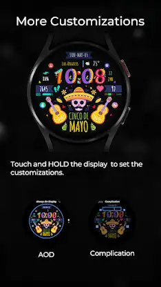 TVV Cinco de Mayo Watch Face screenshot 4