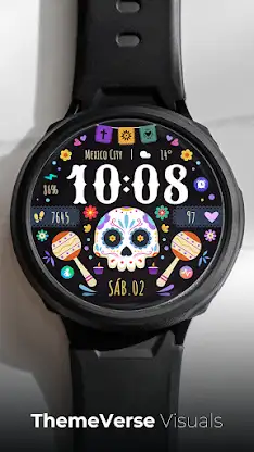 TVV Día de Muertos Watch Face screenshot 1