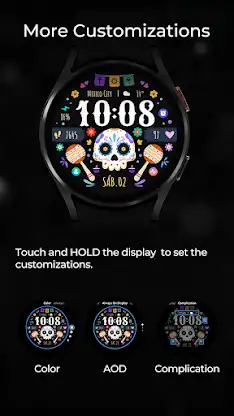 TVV Día de Muertos Watch Face screenshot 4