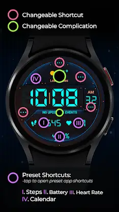 TVV Digital Watch Face screenshot 4