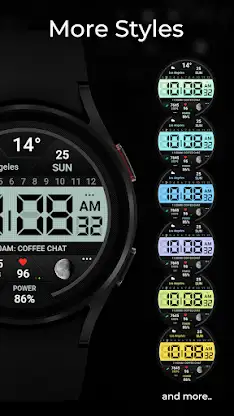 TVV Digital 2 Watch Face screenshot 2