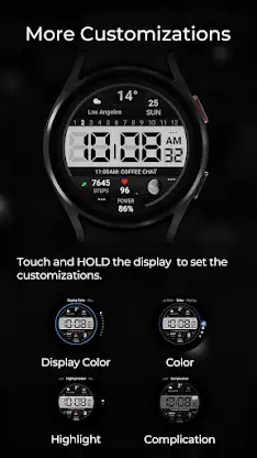 TVV Digital 2 Watch Face screenshot 5