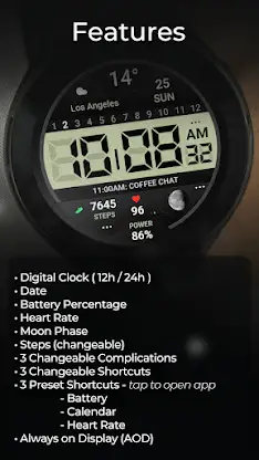 TVV Digital 2 Watch Face screenshot 3