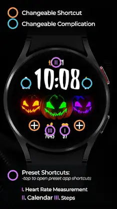 TVV Halloween 5 Watch Face screenshot 4